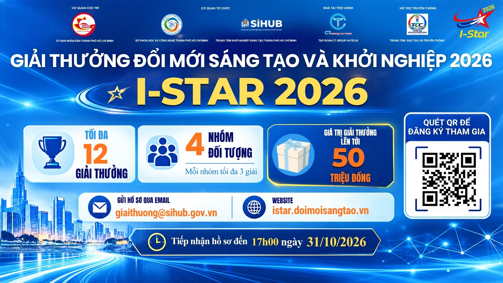 Giải thưởng Đổi mới sáng tạo và Khởi nghiệp I-Star năm 2026