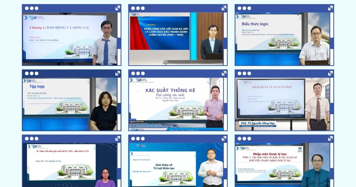 ĐHQG TPHCM công nhận và chuyển đổi tín chỉ môn học trực tuyến vào đào tạo chính khóa