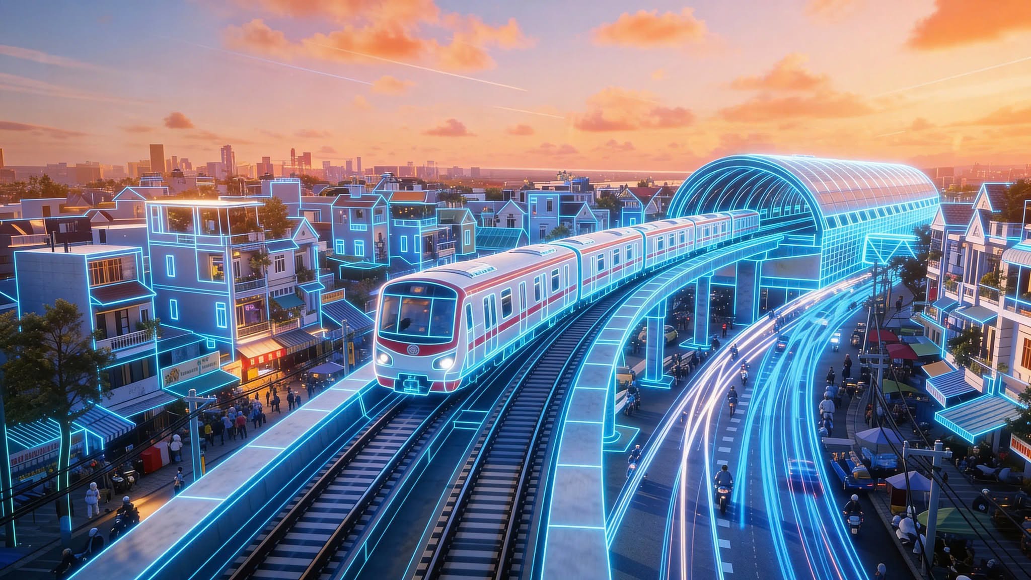 Từ nay đến cuối năm sẽ thi công thêm 6 nhà ga metro số 2 TP.HCM- Ảnh 1.