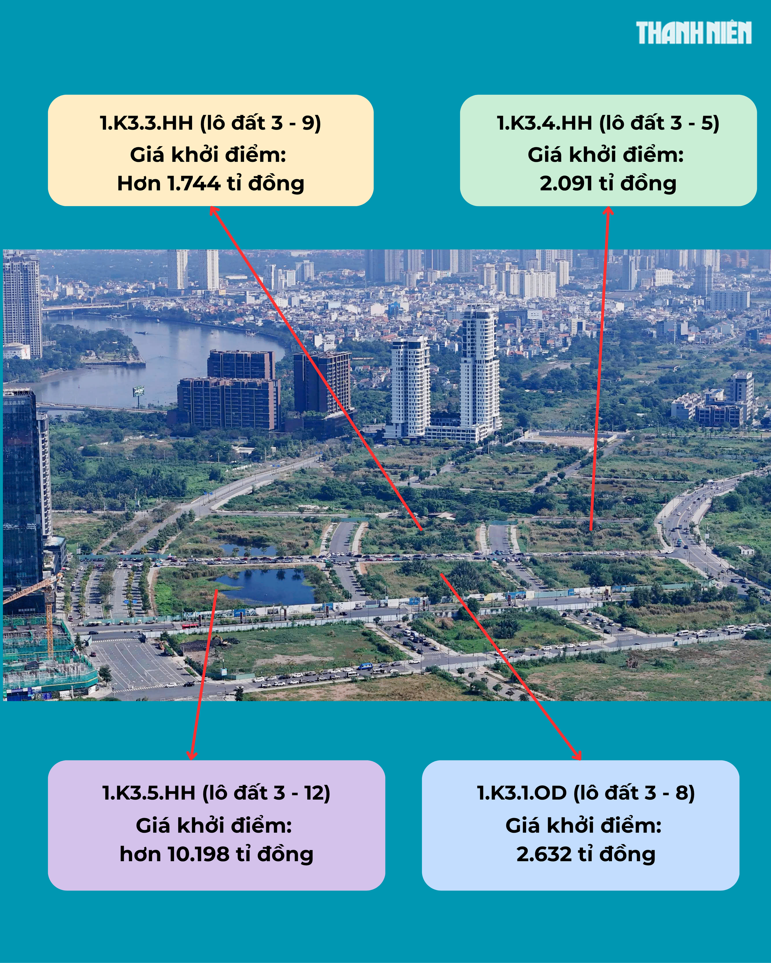 4 lô 'đất vàng' Thủ Thiêm sắp lên sàn đấu giá trực tuyến Bộ Công an - Ảnh 2.