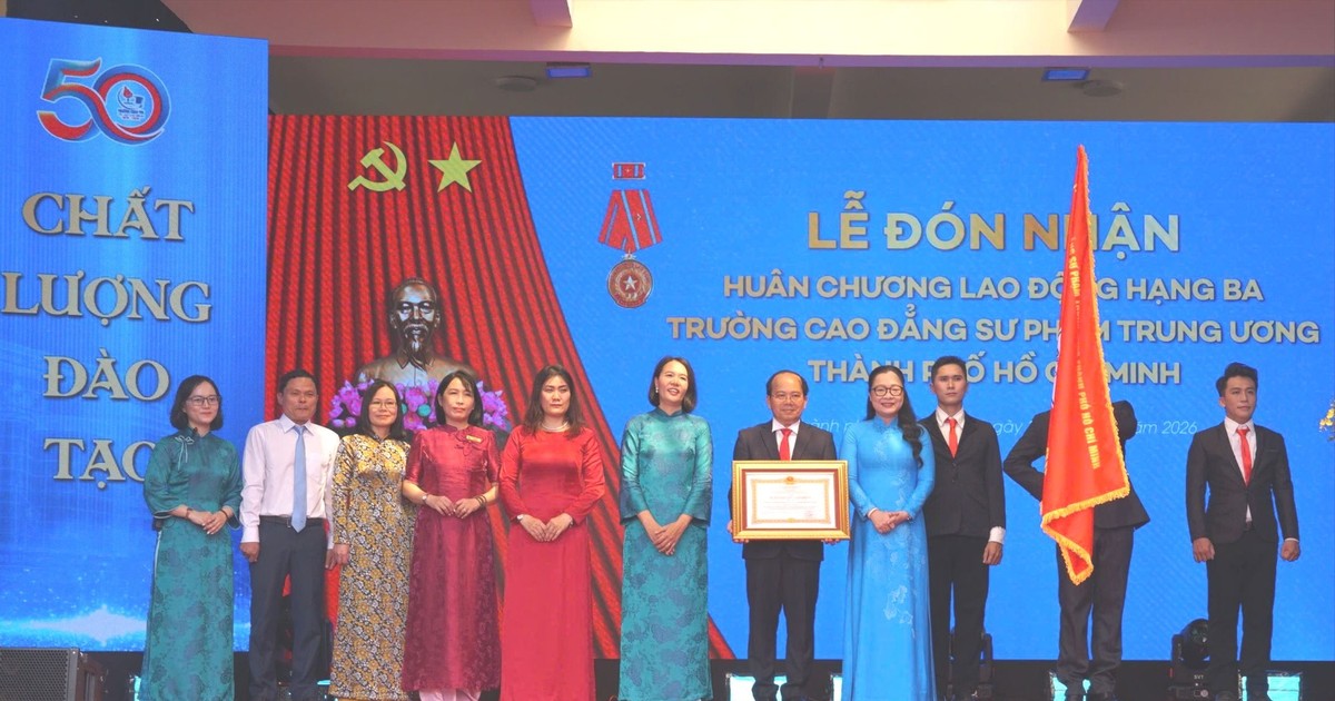 Trường Cao đẳng Sư phạm Trung ương TPHCM kỷ niệm 50 năm thành lập